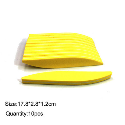 10 komada dvostranih blokova turpija za nokte Šarene spužve za poliranje brusnih puferskih traka za poliranje Pedikura Alati za manikuru