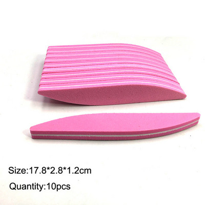 10 komada dvostranih blokova turpija za nokte Šarene spužve za poliranje brusnih puferskih traka za poliranje Pedikura Alati za manikuru