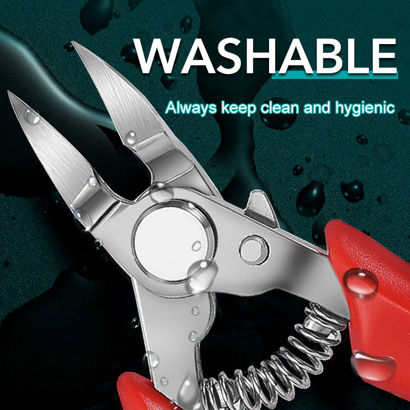 1db Benőtt köröm vágó Professzionális ívelt Penge Paronychia Kemény Vastag Köröm Vágó Kezelő Olló Manikűr eszköz