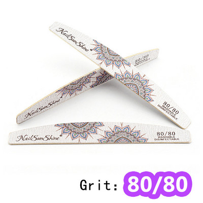 5Pcs/lot Drvena turpija za nokte 100 180 Gtit Brusni pufer za nokte 100/180 Brusni papir Pedikura Lak za manikuru Profesionalni alat za nail art