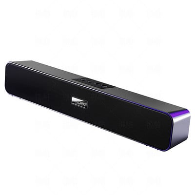 Computer portabil Difuzor Bluetooth Bară de sunet fără fir High BoomBox Bass în aer liber HIFI TF Radio FM Audio USB Subwoofer inteligent