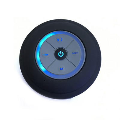Prijenosni Bluetooth zvučnik Bežični vodootporni zvučnik za tuširanje s FM radiom LED svjetlo Bluetooth Soundbar Hand Free zvučnik