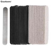 13,5*1,6cm Cserélhető körömreszelő 100/180/240 50db mini öntapadó csiszolópapír párna Fém fogantyús manikűr egyenes pálcikák