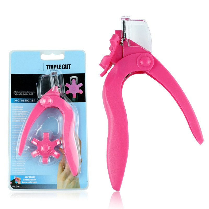 Profesionalni kliper za nokte Specijalni tip U Word False Tips Rezači rubova Manikura Šareni alati za ukrašavanje noktiju od nehrđajućeg čelika