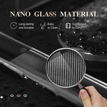 Styton Nano Glass Nail Files Επαγγελματικές λίμες στίλβωσης με λείανση Διαφανής εξοπλισμός λείανσης λίμα νυχιών Εργαλεία τέχνης μανικιούρ