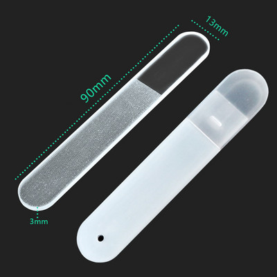 Styton Nano Glass Nail Files Επαγγελματικές λίμες στίλβωσης με λείανση Διαφανής εξοπλισμός λείανσης λίμα νυχιών Εργαλεία τέχνης μανικιούρ