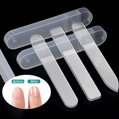 Styton Nano Glass Nail Files Επαγγελματικές λίμες στίλβωσης με λείανση Διαφανής εξοπλισμός λείανσης λίμα νυχιών Εργαλεία τέχνης μανικιούρ
