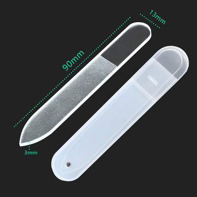 Styton Nano Glass Nail Files Επαγγελματικές λίμες στίλβωσης με λείανση Διαφανής εξοπλισμός λείανσης λίμα νυχιών Εργαλεία τέχνης μανικιούρ