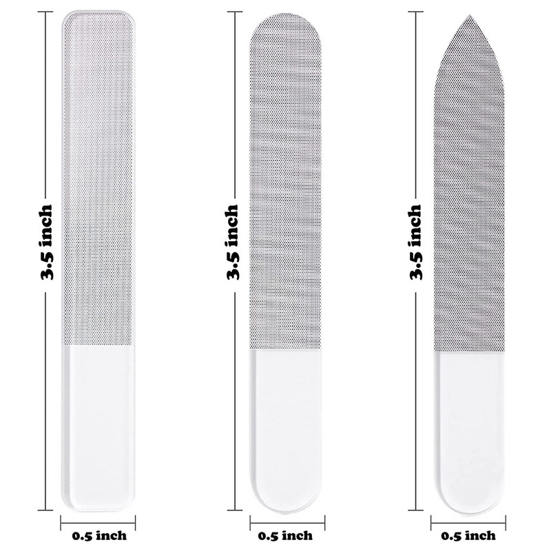 Styton Nano Glass Nail Files Επαγγελματικές λίμες στίλβωσης με λείανση Διαφανής εξοπλισμός λείανσης λίμα νυχιών Εργαλεία τέχνης μανικιούρ
