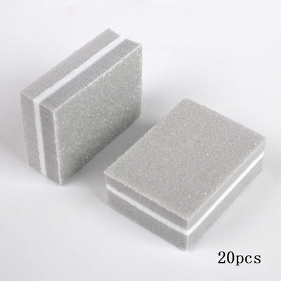 20/50 komada mini blokova spužvaste turpije za nokte 100/180 šarenih brusnih papira za poliranje brusnih pufer traka dvostrani set alata za manikuru