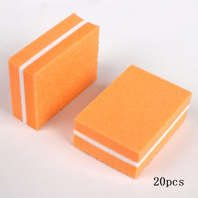 20/50 komada mini blokova spužvaste turpije za nokte 100/180 šarenih brusnih papira za poliranje brusnih pufer traka dvostrani set alata za manikuru