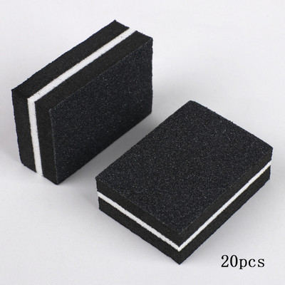 20/50 komada mini blokova spužvaste turpije za nokte 100/180 šarenih brusnih papira za poliranje brusnih pufer traka dvostrani set alata za manikuru
