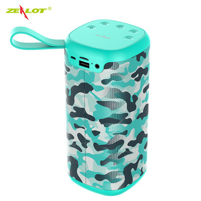 ZEALOT S35 prijenosni Bluetooth zvučnik vanjski HIFI subwoofer glazbena kutija bežični zvučnik s podrškom za mikrofon TF kartica U disk Aux in