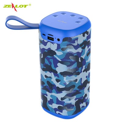 ZEALOT S35 prijenosni Bluetooth zvučnik vanjski HIFI subwoofer glazbena kutija bežični zvučnik s podrškom za mikrofon TF kartica U disk Aux in