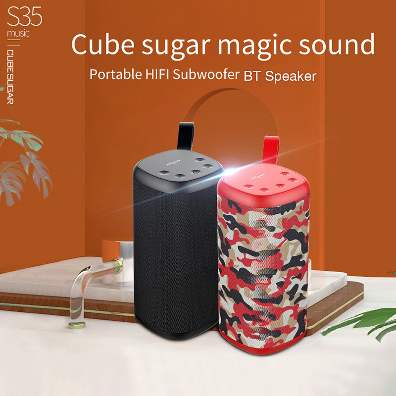ZEALOT S35 prijenosni Bluetooth zvučnik vanjski HIFI subwoofer glazbena kutija bežični zvučnik s podrškom za mikrofon TF kartica U disk Aux in