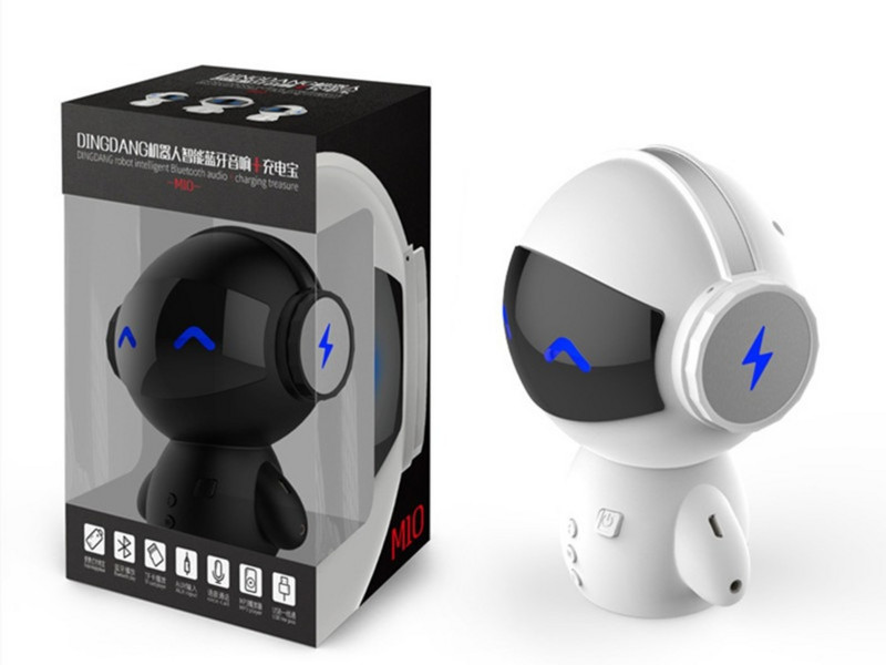 Slatki inteligentni robotski Bluetooth zvučnik M10 Mini Smart-Robot Super Bass prijenosni Bluetooth zvučnici za Power Bank