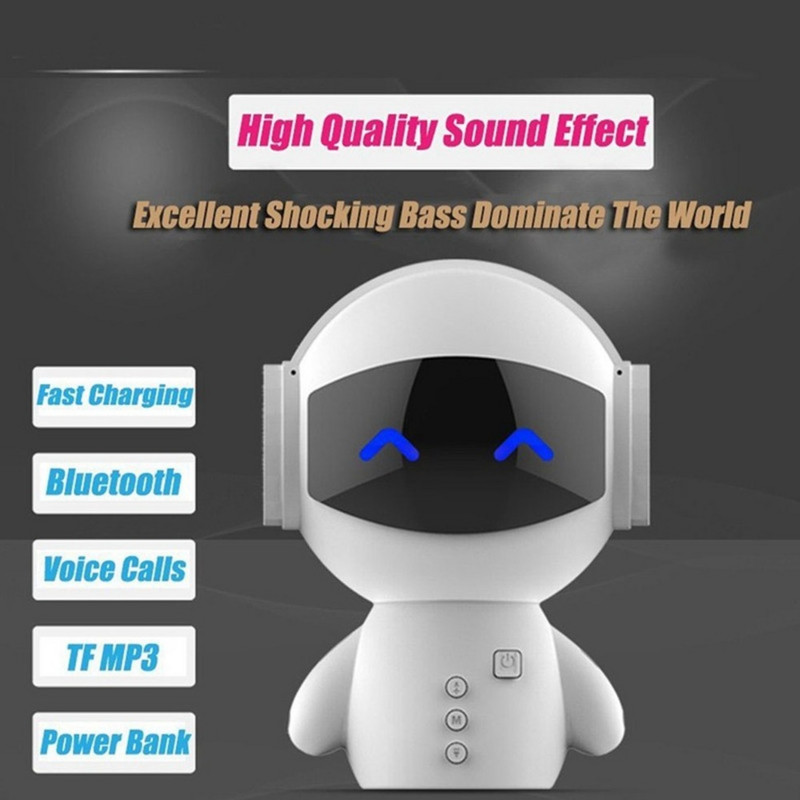 Slatki inteligentni robotski Bluetooth zvučnik M10 Mini Smart-Robot Super Bass prijenosni Bluetooth zvučnici za Power Bank