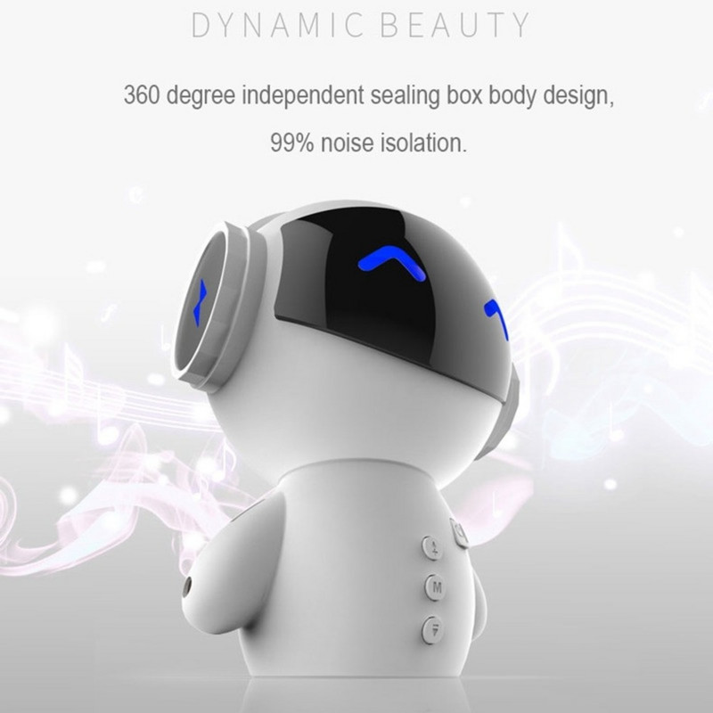 Slatki inteligentni robotski Bluetooth zvučnik M10 Mini Smart-Robot Super Bass prijenosni Bluetooth zvučnici za Power Bank