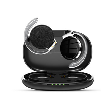 F2 TWS Bluetooth слушалки с микрофони Спортна кука за уши LED дисплей Безжични слушалки HiFi стерео слушалки