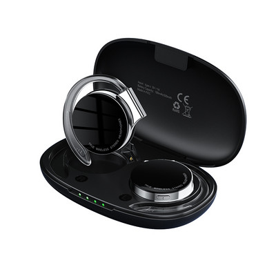 Ακουστικά Bluetooth F2 TWS με μικρόφωνα Sport Ear Hook Οθόνη LED Ασύρματα ακουστικά HiFi Stereo Earbuds