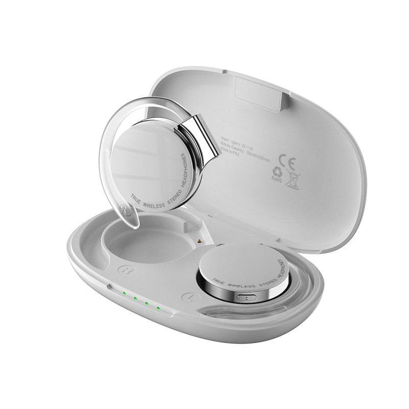 Căști Bluetooth F2 TWS cu microfoane Cârlig sport pentru ureche Afișaj LED Căști fără fir Căști stereo HiFi