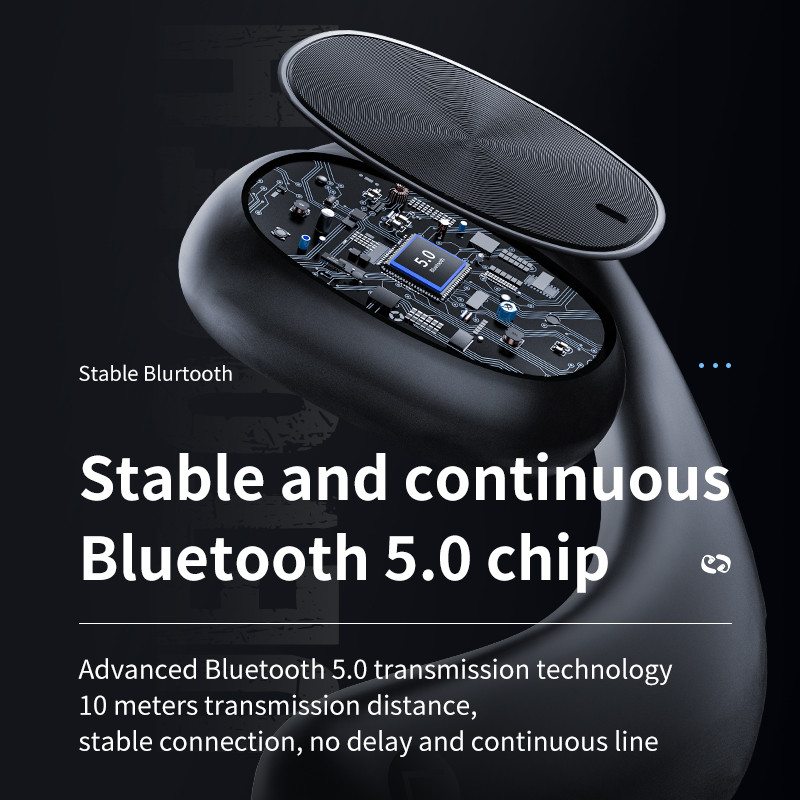 TWS Bone Conduction slušalice Bežične slušalice Bluetooth Real WirelesAir Conduction Vodootporne slušalice za fitness vožnju s mikrofonom