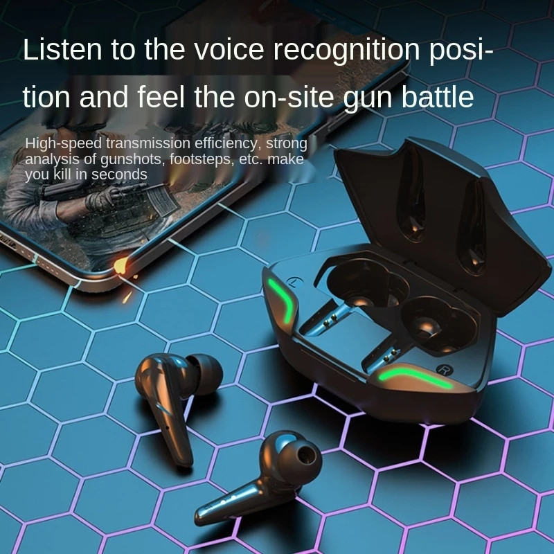 Căști Bluetooth TWS, stereo fără fir, binaurale în ureche, căști sport cu reducere inteligentă a zgomotului Bluetooth 5.0