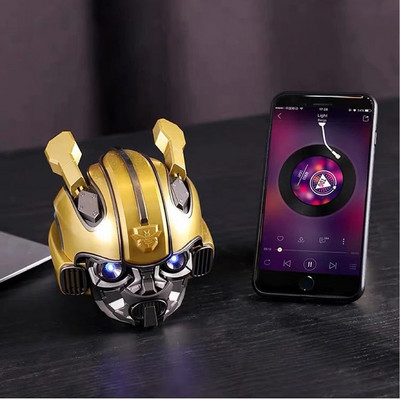 Transformers Безжичен Bluetooth високоговорител Bumblebee Stereo Subwoofer LED мигаща светлина Поддръжка TF карта MP3 Многорежимно възпроизвеждане