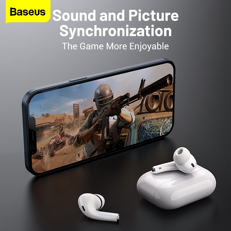 Ασύρματα ακουστικά Baseus W3 TWS Ακουστικά Bluetooth 5.0 Ακουστικά True Wireless Earbuds Handsfree για iPhone 13 Xiaomi Ear Buds