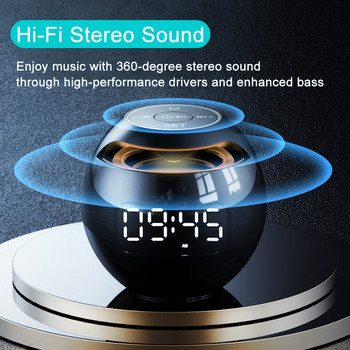 Ηχείο Bluetooth FM Radio Sound Box Dual Wecker Subwoofer Music-Player TF Karte Lautsprecher ασύρματος μίνι ήχος