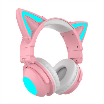 Bezdrôtové Bluetooth slúchadlá GAINBANG Cat Ear 7.1, stereo hudobné herné slúchadlá s obojstranným mikrofónom a redukciou hluku