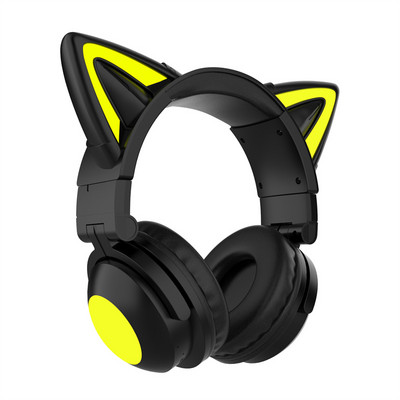 Bezdrôtové Bluetooth slúchadlá GAINBANG Cat Ear 7.1, stereo hudobné herné slúchadlá s obojstranným mikrofónom a redukciou hluku