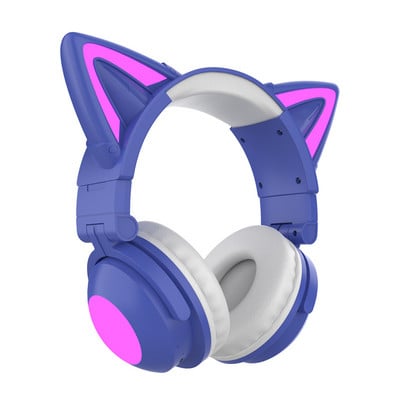 Bezdrôtové Bluetooth slúchadlá GAINBANG Cat Ear 7.1, stereo hudobné herné slúchadlá s obojstranným mikrofónom a redukciou hluku