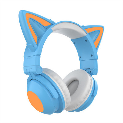 Bezdrôtové Bluetooth slúchadlá GAINBANG Cat Ear 7.1, stereo hudobné herné slúchadlá s obojstranným mikrofónom a redukciou hluku