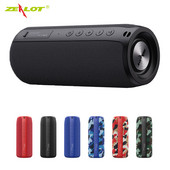 ZEALOT S51 jaudīgs Bluetooth skaļrunis bass bezvadu portatīvais zemfrekvences skaļrunis IPX5 ūdensizturīgs 10 W skaņas kastes atbalsts TF U diska AUX ieeja