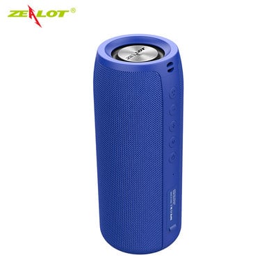 ZEALOT S51 jaudīgs Bluetooth skaļrunis bass bezvadu portatīvais zemfrekvences skaļrunis IPX5 ūdensizturīgs 10 W skaņas kastes atbalsts TF U diska AUX ieeja