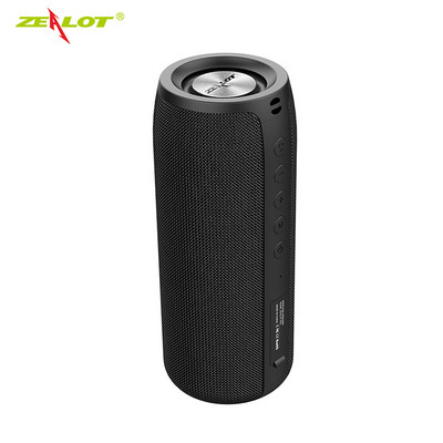 ZEALOT S51 jaudīgs Bluetooth skaļrunis bass bezvadu portatīvais zemfrekvences skaļrunis IPX5 ūdensizturīgs 10 W skaņas kastes atbalsts TF U diska AUX ieeja