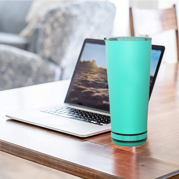 Bluetooth високоговорител Преносима Bluetooth музикална чаша Чаша за вино с високоговорител Интелигентна бутилка за вода от неръждаема стомана с висок звук Съдове за напитки