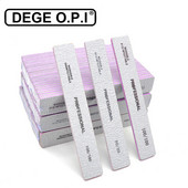 25/50 DB professzionális manikűr körömreszelő puffer csiszolópapír 80/100/180 szemcseméretű kétoldalas akril körömszerszámokhoz Méret: 7*1,1 hüvelyk