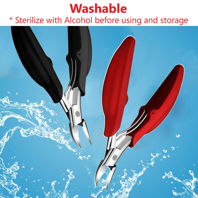 Paksud küünekäärid sissekasvanud varbaküünte näpits pediküürilõikur Onühhomükoosi trimmer Professionaalne tang maniküüri tööriist