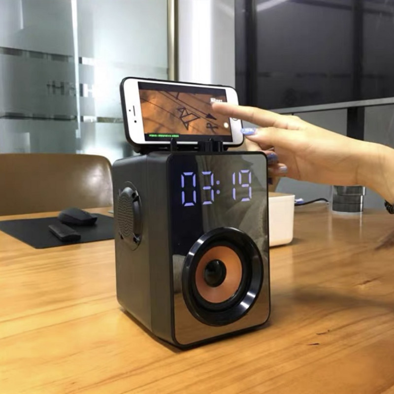 Ασύρματο ηχείο Bluetooth υψηλής ισχύος με μικρόφωνο Φορητό KTV Στήλη HIFI Stereo Subwoofer Soundbar FM Radio Music Center