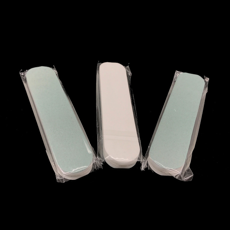 25 db/tétel Buffing Block Mini Nail Shiner Puffer Kétoldali Szivacs Le Shinning Polish Block Pufferek Hab Sima Akril Eszközök
