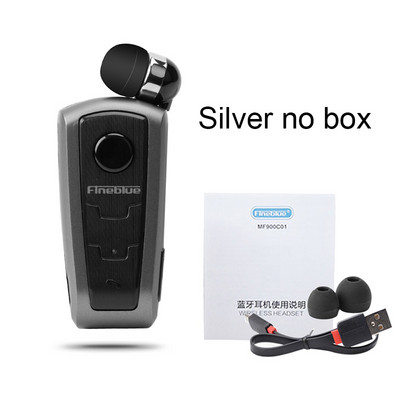 Căști fără fir Bluetooth V4.0, 100% originale Fineblue F910, căști în ureche, alertă cu vibrații, clip de uzură, căști mâini libere pentru telefoane inteligente