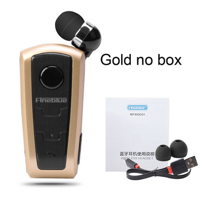 Căști fără fir Bluetooth V4.0, 100% originale Fineblue F910, căști în ureche, alertă cu vibrații, clip de uzură, căști mâini libere pentru telefoane inteligente