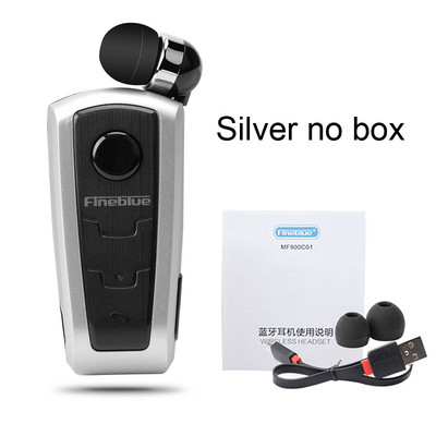 Căști fără fir Bluetooth V4.0, 100% originale Fineblue F910, căști în ureche, alertă cu vibrații, clip de uzură, căști mâini libere pentru telefoane inteligente