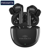 Căști Bluetooth fără fir BT5.2 Căști sport rezistente la apă, cu reducere a zgomotului de apel, căști cu mod Gaming și EQ