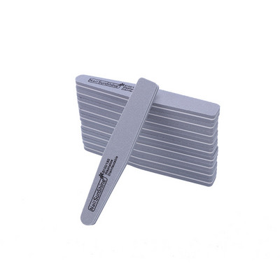 12db/tétel Rhombus Halfmoon Double Side Nail Files puffer 100/180 Polírozás Csiszolás Manikűr Pedikűr Körömpufferek Reszelő eszközök