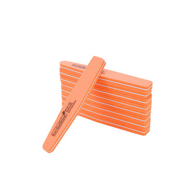12db/tétel Rhombus Halfmoon Double Side Nail Files puffer 100/180 Polírozás Csiszolás Manikűr Pedikűr Körömpufferek Reszelő eszközök