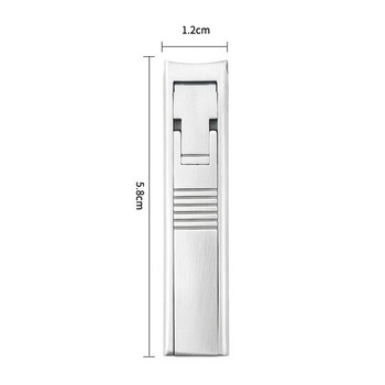 2023 НОВИ 1 бр. Ултра тънки ножици за нокти от неръждаема стомана Резачки за нокти на пръстите на ръцете Тример Преносими ножици за маникюр