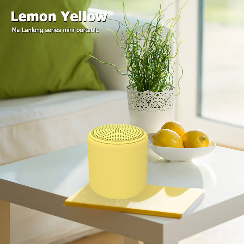 KLW Bluetooth metalinis mini nešiojamas garso dėžutė TWS True belaidis garsiakalbis lauko garsiakalbiai Macaron spalvos